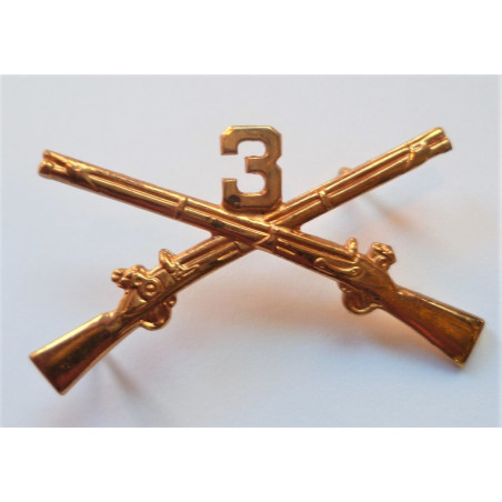 United States Army 3rd Infantry Regiment Collar Insignia Device