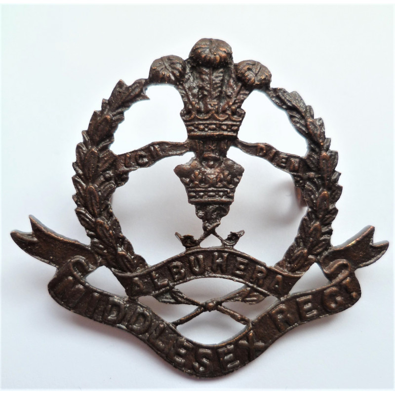Middlesex Regiment Officers Cap Badge
