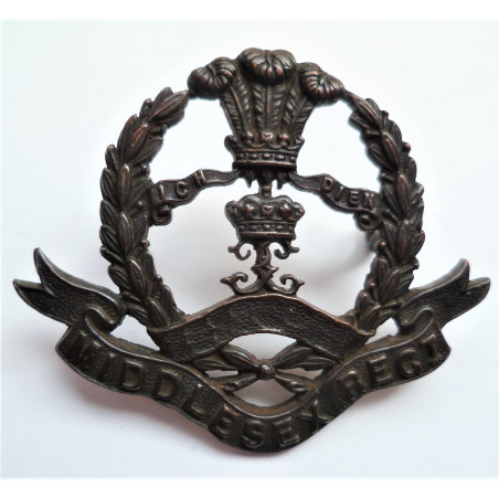 10th Battalion Middlesex Regiment Officers Cap Badge British Army