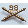 United States 98th Field Artillery Officers Collar Insignia Device