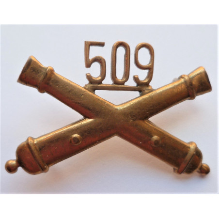 United States 509th Field Artillery Officers Collar Insignia Device