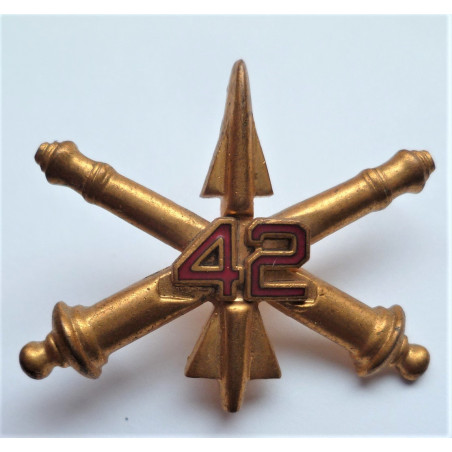 United States 42nd Air Defence Artillery Officers Collar Insignia Device