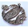 Royal Tank Regiment Silver Officers Cap Badge