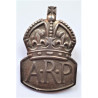 WW2 ARP Silver Lapel Badge 1939 Air Raid Precautions