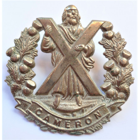 Cameron Highlanders Cap/Glengarry Badge