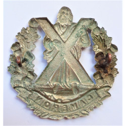 Cameron Highlanders Cap/Glengarry Badge