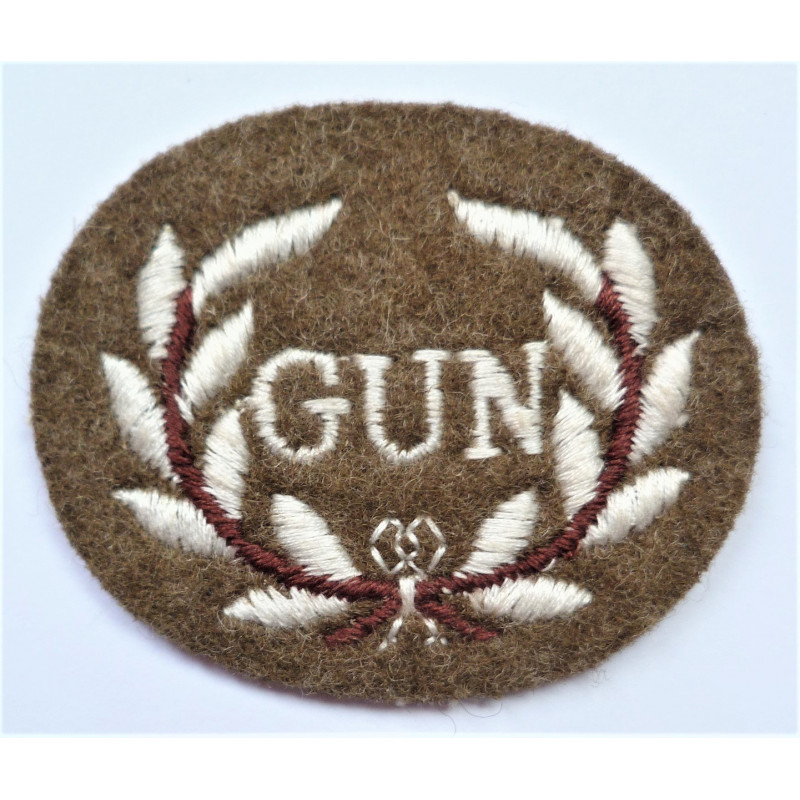 GUN sleeve Trade badge British Army