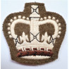 Warrant Officer 2 Crown Sleeve Badge British Army