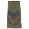 Irish Rangers Corporal Rank Badge Shoulder Title