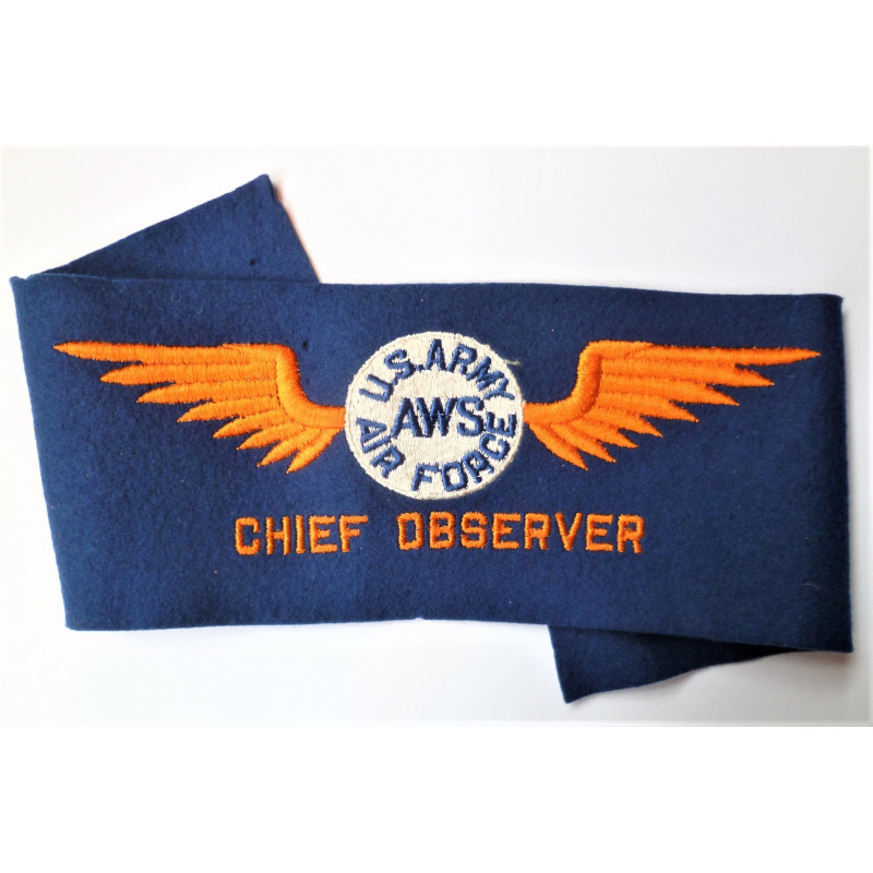 US Army Air Force Chief Observer Armband  AWS