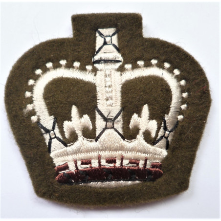 Warrant Officer 2nd Class Sleeve Badge Queens Crown