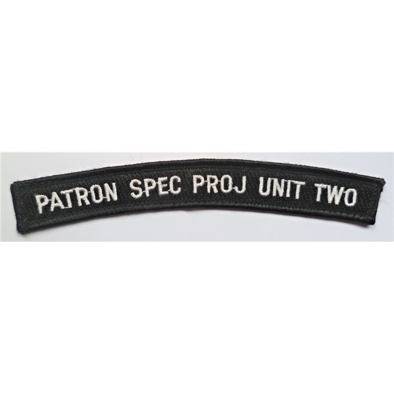 Patron Squadron Special Project Unit Two Cloth Tab