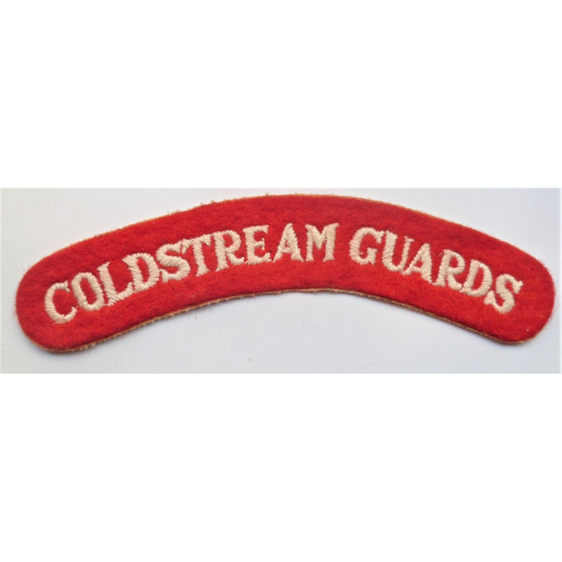 The Coldstream Guards Cloth Shoulder Title