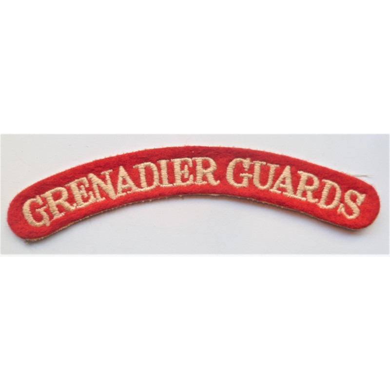 The Grenadier Guards Cloth Shoulder Title