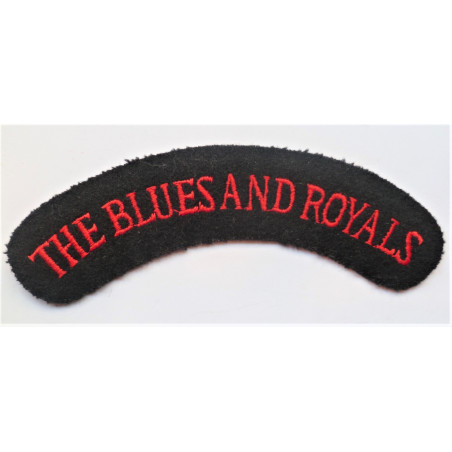 The Blues And Royals Cloth Shoulder Title