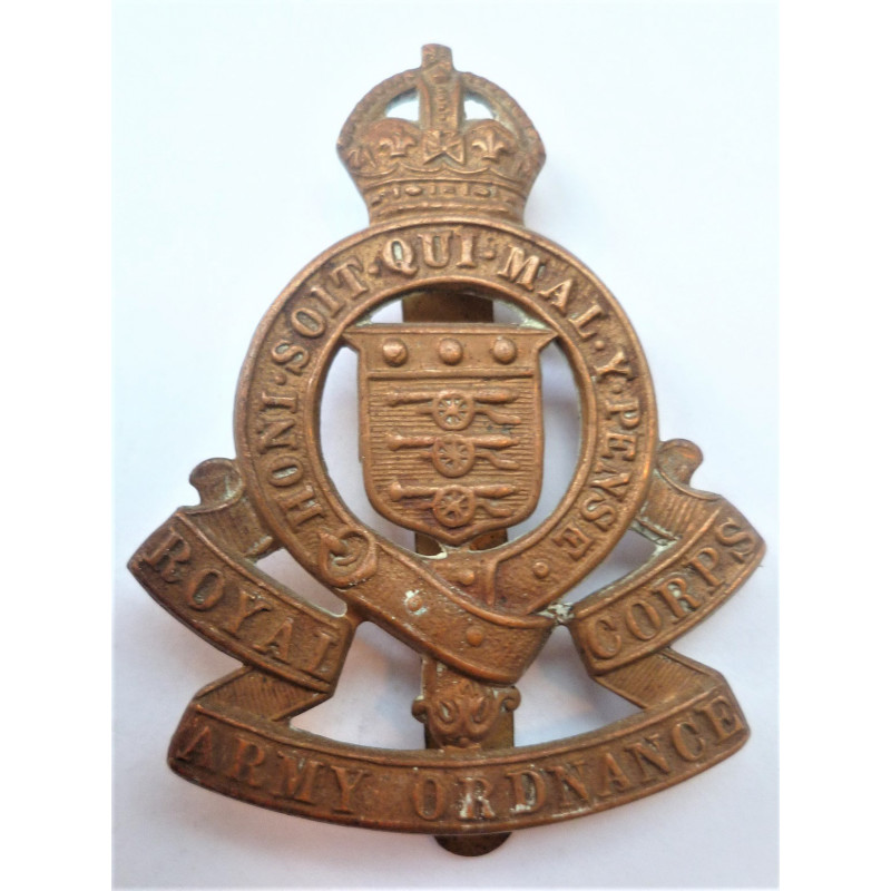 Royal Army Ordnance Corps Cap Badge British Army WW2