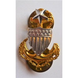 WW2 US Coast Guard Sterling Silver Collar Badge