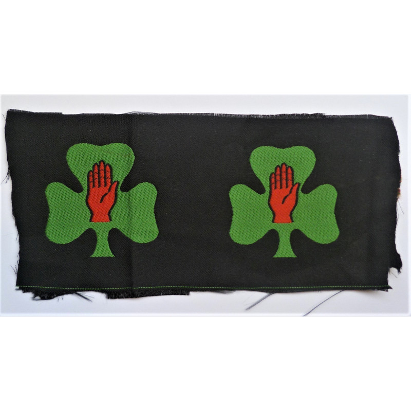 107th Ulster Brigade Volunteers Cloth Patch Formation Sign