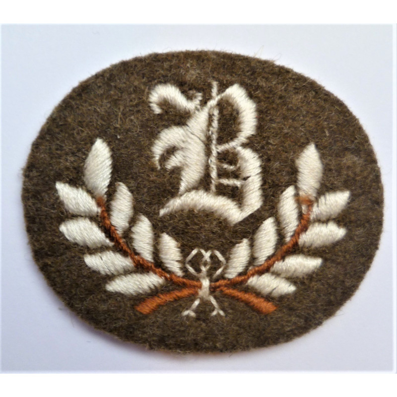 B Sleeve Trade badge British Army
