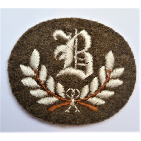 B Sleeve Trade badge British Army