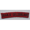 Royal Netherlands Army Oranje Gelderland Shoulder Title