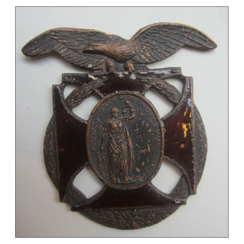 United States WW1 Order of the World War medal Badge