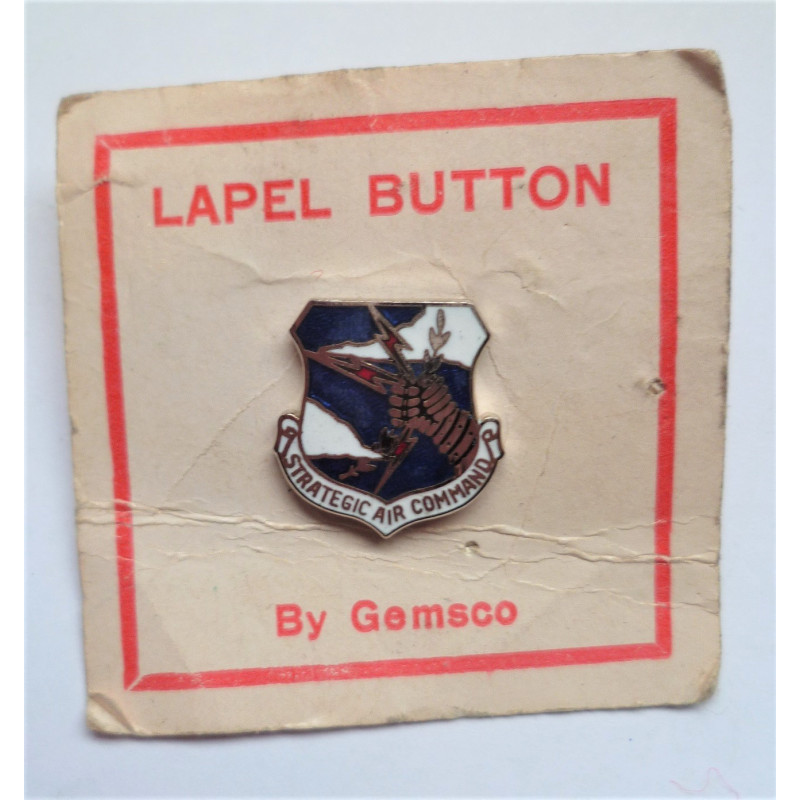 US Air Force Strategic Air Command Lapel Button/Badge