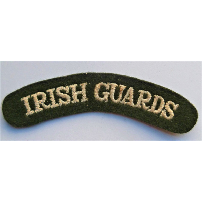 Irish Guards Cloth Shoulder Title British Army