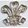 10th Hussars NCOs White Metal Arm Badge