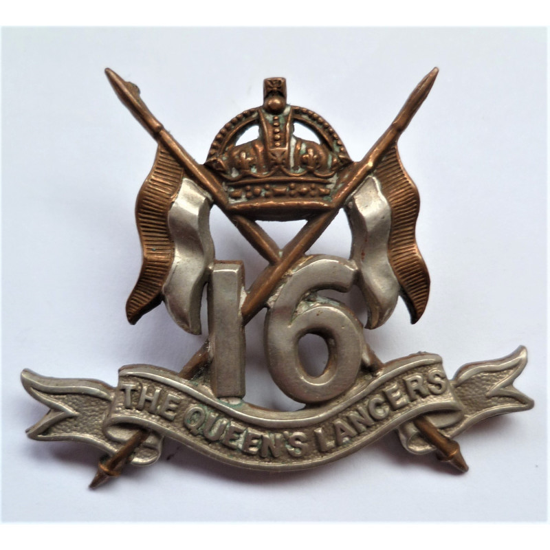 16th The Queens Lancers Collar Badge