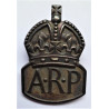 Air Raid Precautions ARP Silver Lapel Badge