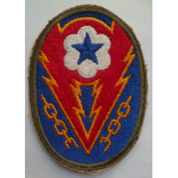 WW2 United States Army European Theater of Operations Advanced Base Cloth Badge