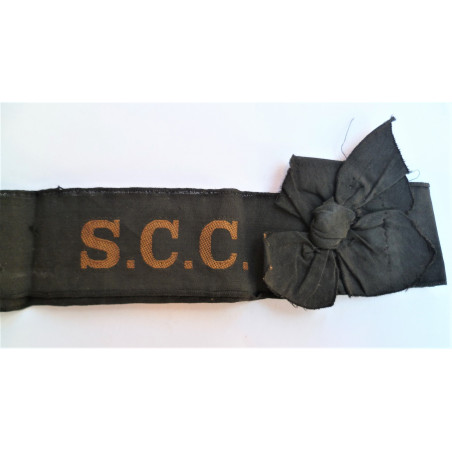 WW2 S.C..C Sea Cadet Corps Cap Tally