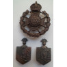 19th (County of London) Battalion, The London Regiment (St Pancras) Officers Cap Badge and Collars