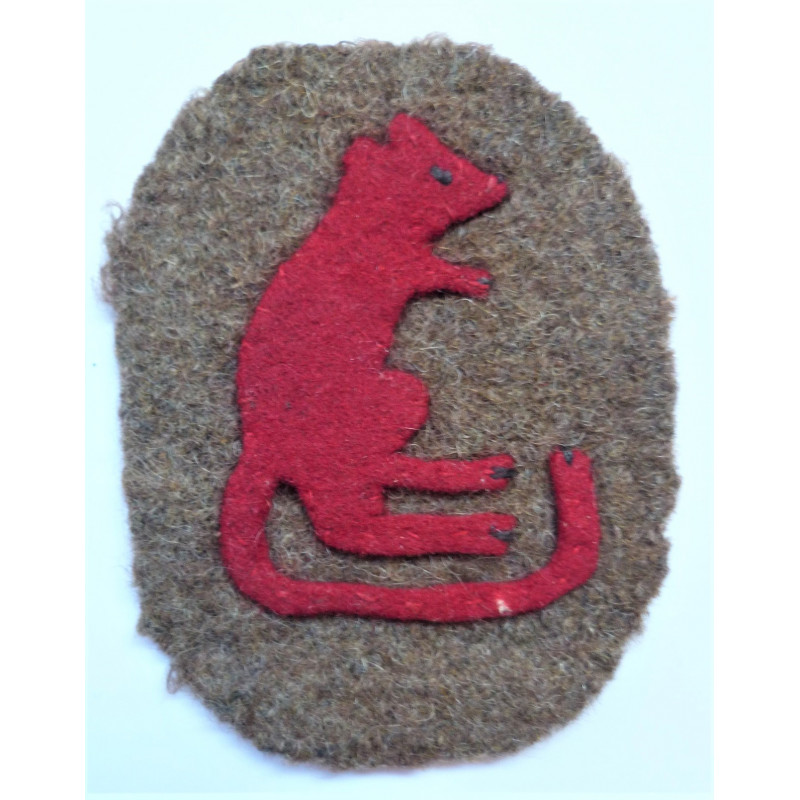 WW2 7th Armoured Division Cloth Formation Sign