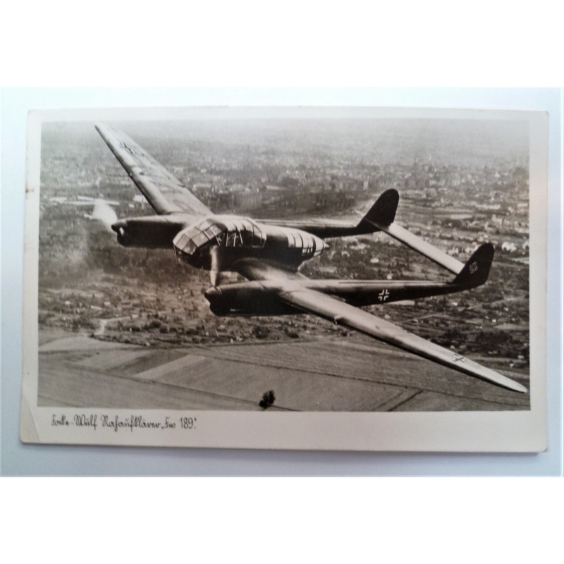 WW2 Postcard Focke Wulf FW 189