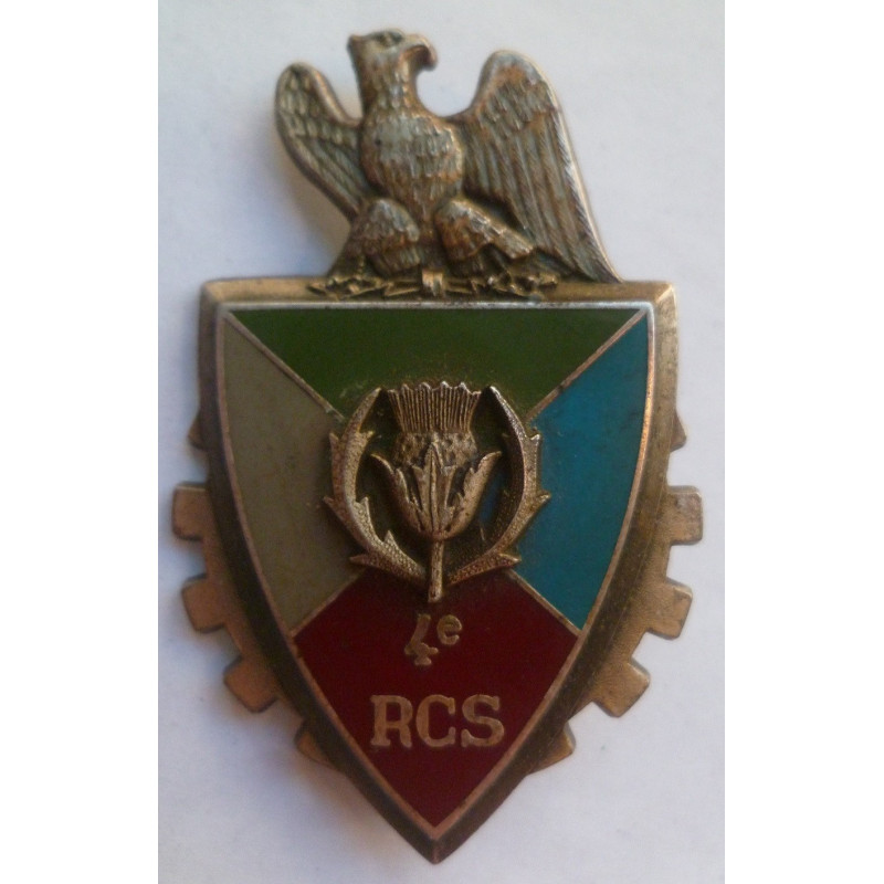 French Military 4th Command Support Regiment Badge