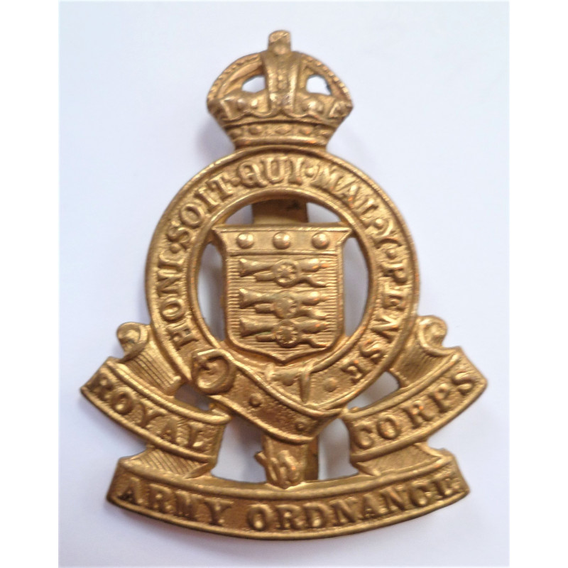 WW2 Royal Army Ordnance Corps Cap Badge