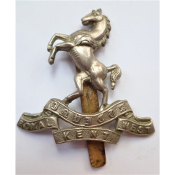 WW2 The Queens Own Royal West Kent Cap Badge
