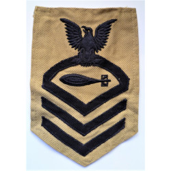 WW2 US Navy Chief Torpedoman Mate Trade Rating Badge