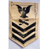 WW2 US Navy Molder Trade Rating Badge