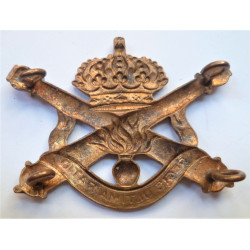 Belgium Army Artillery Cap Badge