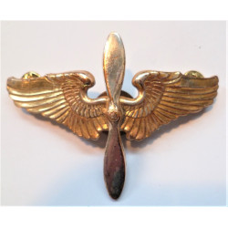 WWII United States Army Air Force Officer Cadet Hat Badge