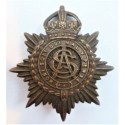 WW1 Army Service Corps Officers Cap Badge