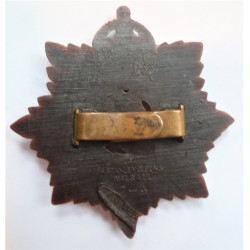 WW2 Royal Army Service Corps Plastic Economy Cap Badge RASC
