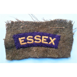 Essex Regiment Cloth Shoulder Title