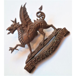 Brecknockshire Officers Bronze Cap Badge