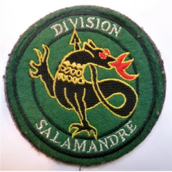French Division Salamandre Cloth Patch