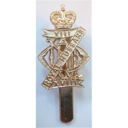 13th/18th Hussars Anodised Cap Badge