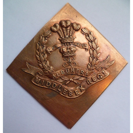 Middlesex Regiment Bronze Die Stamping